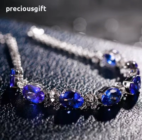 Дамска гривна със сребърно покритие S925, снимка 3 - Гривни - 52215526