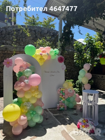 Украса за рожден ден, кръщене, бал, снимка 8 - Декорация - 52366071