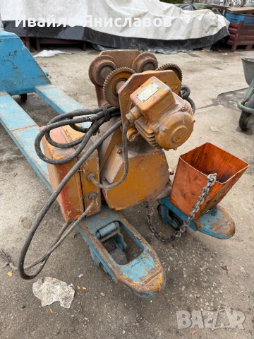 Верижен телфер 1000кг, снимка 6 - Други инструменти - 53224564