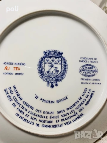 порцеланова чиния за стена 5, снимка 3 - Декорация за дома - 51096236