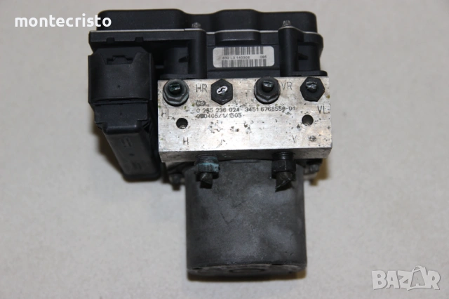 АBS модул BMW E60 E61 / 3451677574601 / 3451 6775746-01 / 0265236024 / 0265950668 / 3451676855001, снимка 5 - Части - 53415804