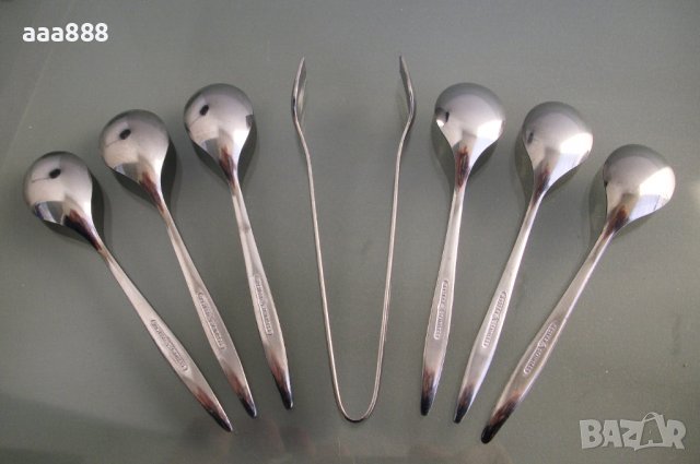 Лъжици лъжички за кафе / подправки и щипка Rostex , снимка 2 - Прибори за хранене, готвене и сервиране - 39102974