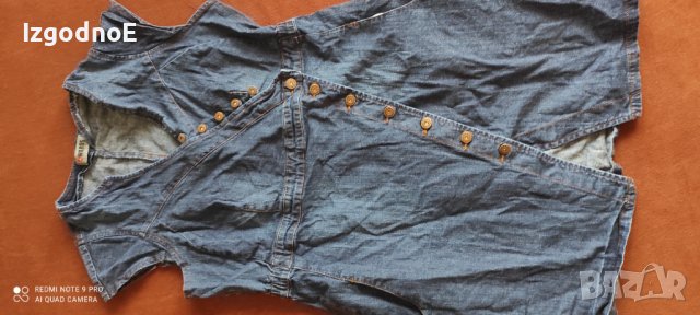 Л/ХЛ страхотна дънкова рокля , снимка 5 - Рокли - 41594330