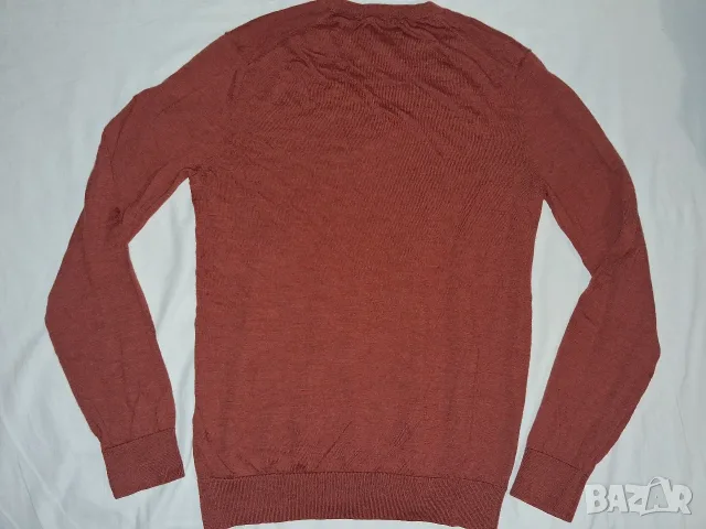 2 броя - POLO Ralph Lauren (L) и WE Fashion (XL) мъжки пуловер  мерино 100% Merino Wool , снимка 7 - Пуловери - 48231110