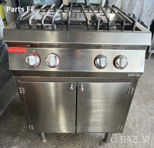 Професионален котлон на газ газов 4-ка четворка професионални котлони на газ газови котлони