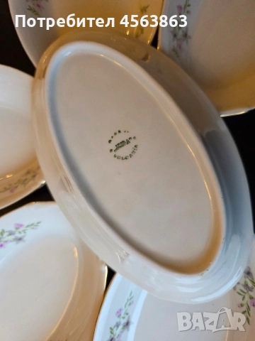 Порцеланови елипси , снимка 2 - Чинии - 52592862