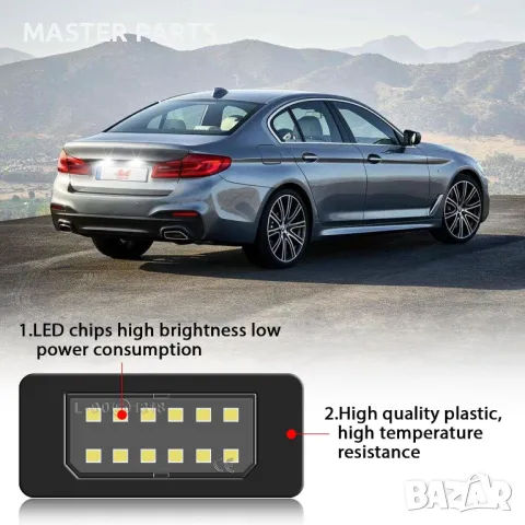 Супер ярки LED плафони за BMW F40, F90, G30, G31, G38 – без грешки!, снимка 4 - Части - 48826697