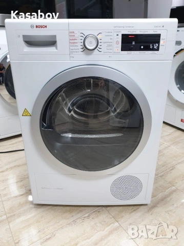 9Kg - Пара - Сушилня Bosch Serie 8 с Термопомпа 12м Гаранция Бош, снимка 7 - Сушилни - 53672563