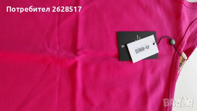 Рокля памук ярко цикламен цвят , снимка 2 - Рокли - 51020557