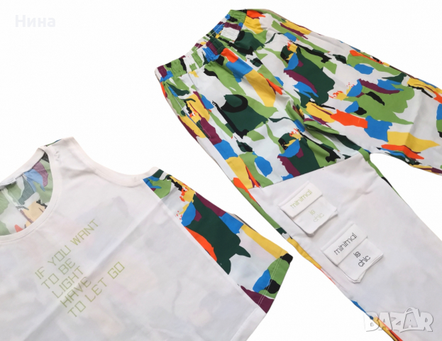 Екип NK Unsea шарен, снимка 5 - Детски комплекти - 36130618