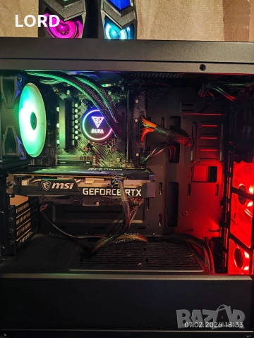 Геймърски Ryzen 7 8700F, RTX 3060 12GB, RAM 16GB DDR5, SSD 1TB NVME 