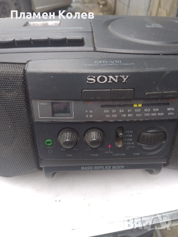 Sony радио cd касетофон, снимка 3 - Радиокасетофони, транзистори - 52591465