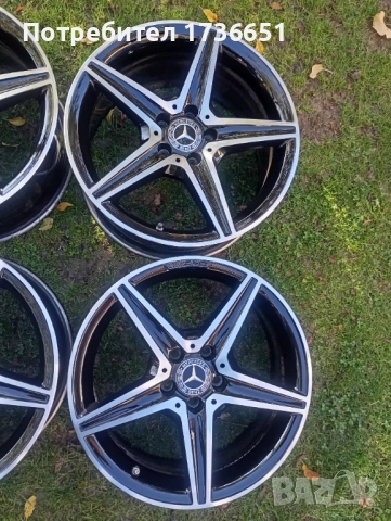 18"Оригинални Джанти AMG Мерцедес W205 Спорт Пакет, снимка 4 - Гуми и джанти - 52270705
