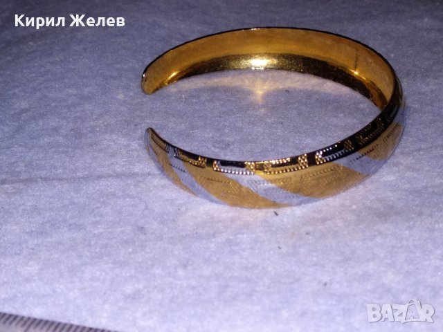 ЛЪСКАВА ПОЗЛАТЕНА РЕГУЛИРУЕМА СТИЛНО ОЛНАМЕНТИРАНА РЕТРО ГРИВНА от БЛАГОРОДНА СТОМАНА 61011, снимка 8 - Гривни - 41202042