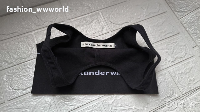 Наличен черен топ Alexander Wang S реплика , снимка 6 - Корсети, бюстиета, топове - 53306418