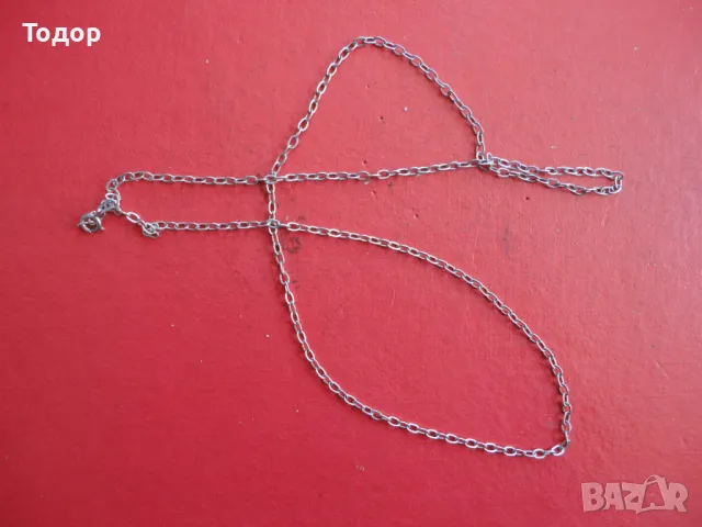 Невероятна сребърна верижка колие 10, снимка 6 - Колиета, медальони, синджири - 47464373