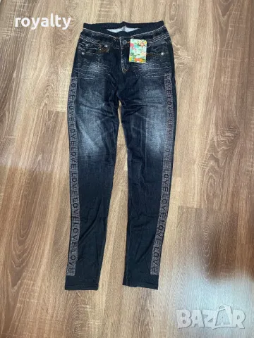 🌺👉 Дамски Клин Имитация на Дънки, снимка 5 - Клинове - 50372742