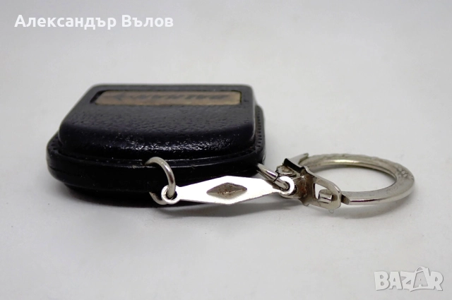 Стар Ключодържател Ролетка БАЛКАН Български Авиолинии Метал Кожа, снимка 6 - Други ценни предмети - 52704224