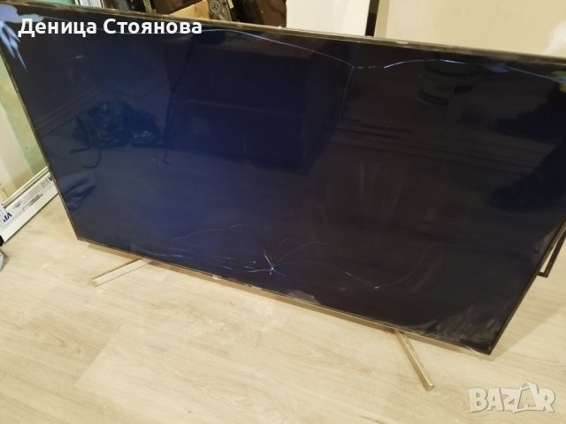 Продавам телевизор SONY KD-55XF9005 със счупен екран, снимка 1 - Части и Платки - 39065676