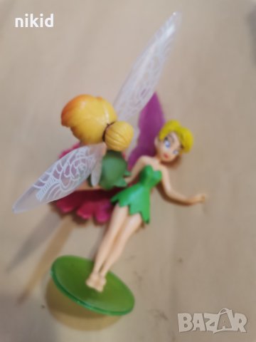  фея Зън зън камбанка Tinkerbell пластмасова фигурка играчка, снимка 2 - Фигурки - 35904231