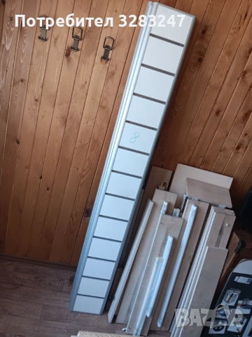 Стелажи за стена, снимка 2 - Стелажи и щандове - 53200844