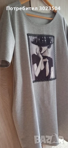 Туника макси размер, снимка 3 - Туники - 51150605