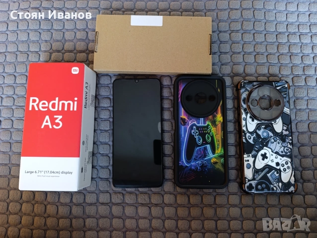 Xiaomi Redmi A3 в комплект с 5 броя стъклени протектори,2 кейса за гръб и 2 протектора за камера!, снимка 13 - Xiaomi - 53520884