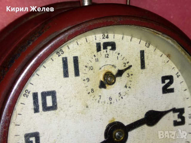 FOREIGN Стар АНГЛИЙСКИ КОЛЕКЦИОНЕРСКИ МЕХАНИЧЕН БУДИЛНИК РЕТРО МОДЕЛ 43632, снимка 14 - Антикварни и старинни предмети - 44465951