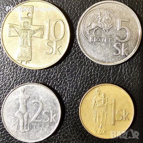 Лот стари монети от Словакия