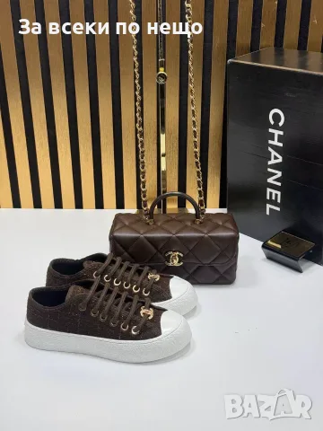 Chanel Дамски Маратонки👟Дамски Спортни Обувки Шанел👟Кецове Код SEM-810, снимка 5 - Маратонки - 56129714