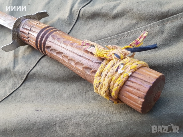 Меч нож сабя BURMESE DHA, снимка 8 - Антикварни и старинни предмети - 52259441