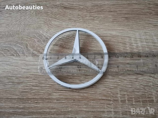 емблема лого Мерцедес Бенц Mercedes Benz черен гланц, снимка 4 - Аксесоари и консумативи - 44370637