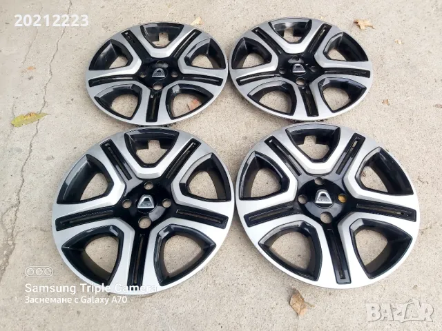 4 броя Оригинални тасове за Dacia Sandero 16, снимка 5 - Аксесоари и консумативи - 47903332