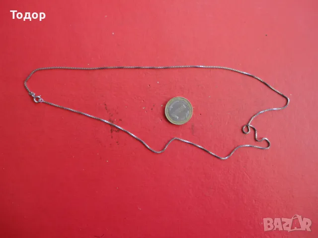Сребърна верижка колие 9
