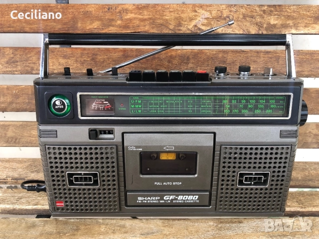 Радиокасетофон Sharpс GF-8080E, снимка 6 - Радиокасетофони, транзистори - 52676813