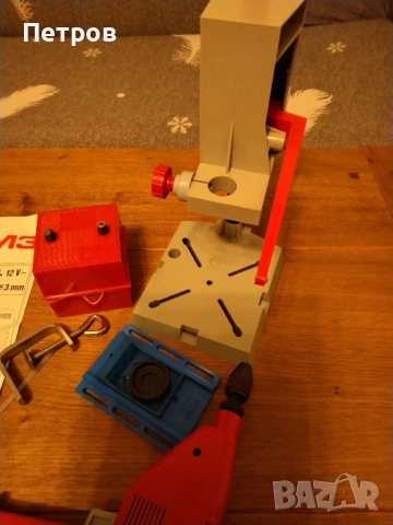 Продавам детска играчка бормашина със стойка Piko hobby SM3 / 12 V, снимка 2 - Електрически играчки - 52448310