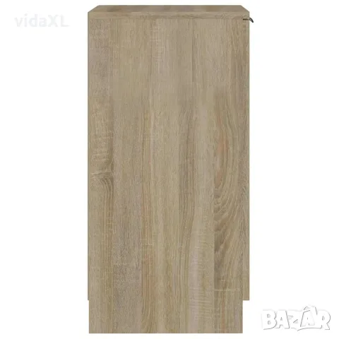 vidaXL Шкаф за обувки, сонома дъб, 30x35x70 см, инженерно дърво, снимка 7 - Скринове - 56147954