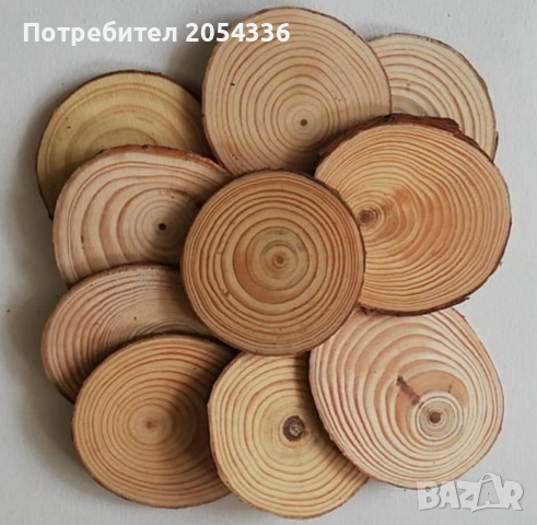 Дървени резени за декорация 