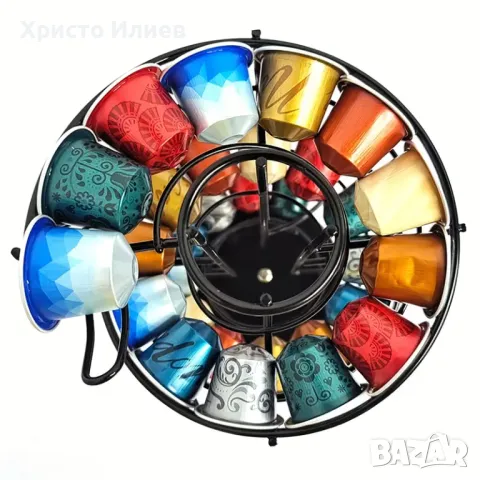 Поставка Органайзер Спирала за съхранение за кафе капсули Долче Густо Неспресо Лаваца, снимка 2 - Други стоки за дома - 47892778