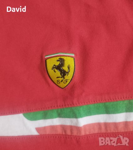 F1 тениска на Ферари х Себастиан Фетел, Scuderia Ferrari x Vettel, снимка 4 - Спортни дрехи, екипи - 41829034