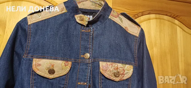 Костюм на "LPRD"- САКО+ДЪНКИ с Сатенен Жакард с Златни Нишки!, снимка 4 - Костюми - 47707899