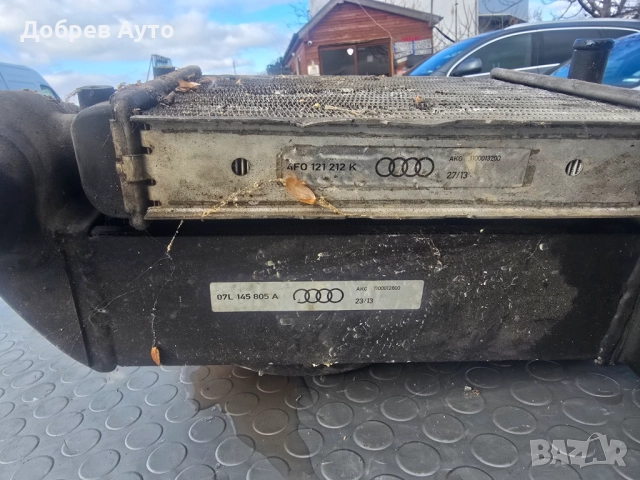 Ляв интеркулер, воден радиатор и охладителна перка за Audi RS6 4F 5.2TFSI , снимка 2 - Части - 52771743