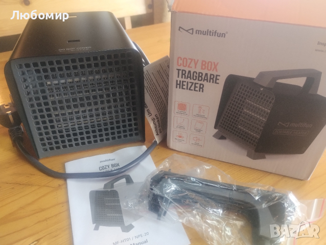 multifun 2000W мини керамичен вентилаторен нагревател , снимка 6 - Отоплителни печки - 44741624