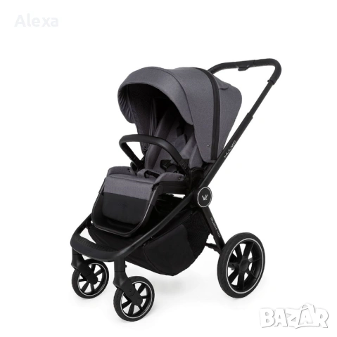 Бебешка количка 2в1 Muuvo Quick 4.0 Iron Graphite Отлично състояние, снимка 6 - Детски колички - 53696536