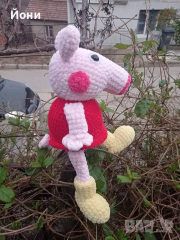 Пепа Пиг - ръчно изработени плюшени играчки 