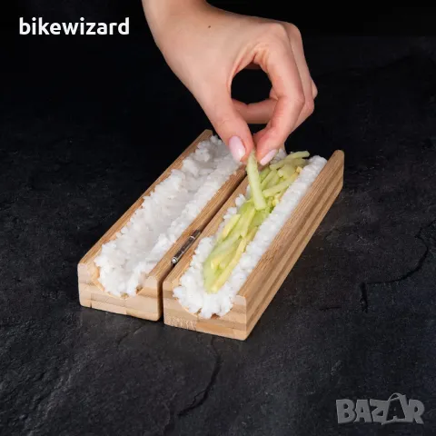 Toys4Boys Комплект за приготвяне на суши  от бамбук НОВО, снимка 4 - Други - 50001816