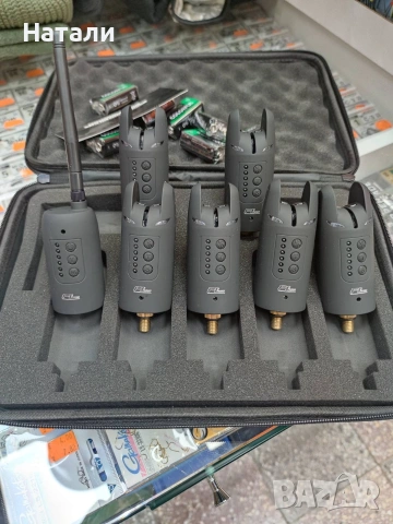 Нов Комплект Сигнализатори със Станция FL 6+1, снимка 4 - Такъми - 53802259