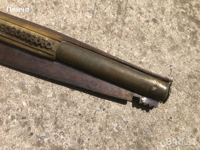 старинна бойна НАВАХА /NAVAJA/ - XVII - XVIII век - ОРИГИНАЛ, снимка 4 - Ножове - 51286048