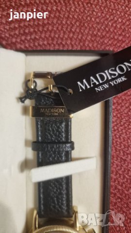 Мъжки масивен часовник Madison  Chronograph. Чисто нов!!!, снимка 5 - Луксозни - 41968554
