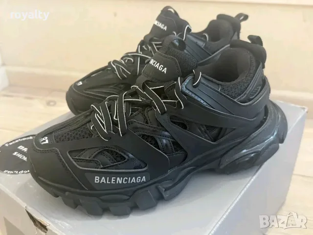 Balenciaga Track Нови Черни Маратонки с Кутия 